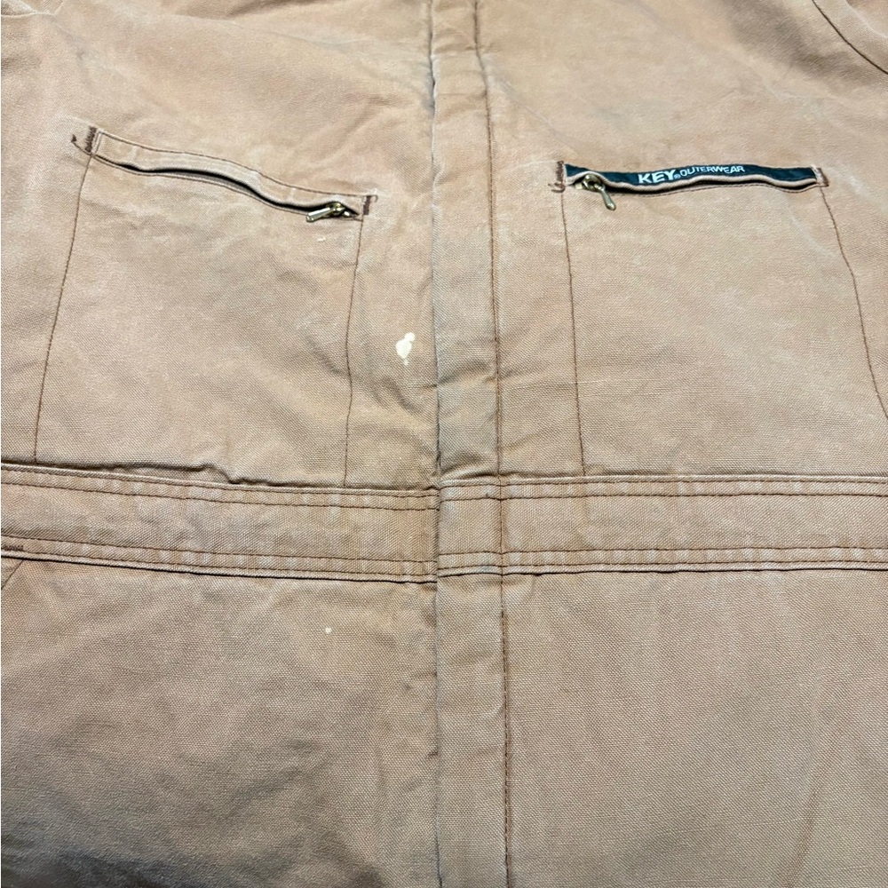 Men's Brown Workwear Coverall - Picture 12 of 16